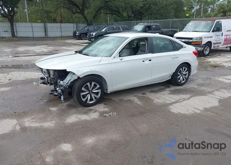 2024 Honda Civic Lx из США, поврежденный, VIN 2HGFE2F24RH562445